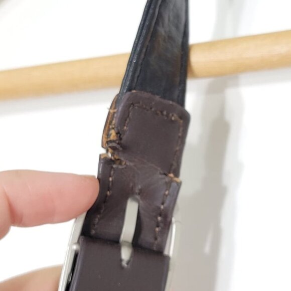 Mouflon Monarch Black Brown Soft Vegan Leather Crossbody Adjustable Strap Purse - Picture 8 of 11